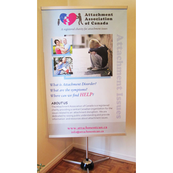 Print Design: Attachment Association of Canada Banner